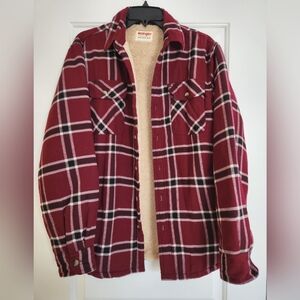 Wrangler Sherpa Lined Jacket - Size S
